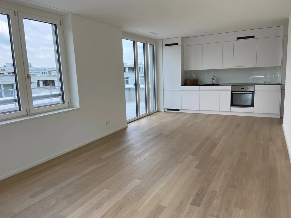 Grosszügige und exklusive Attika-Wohnung mit grosser Terrasse mit Weitsicht auf den Uetliberg