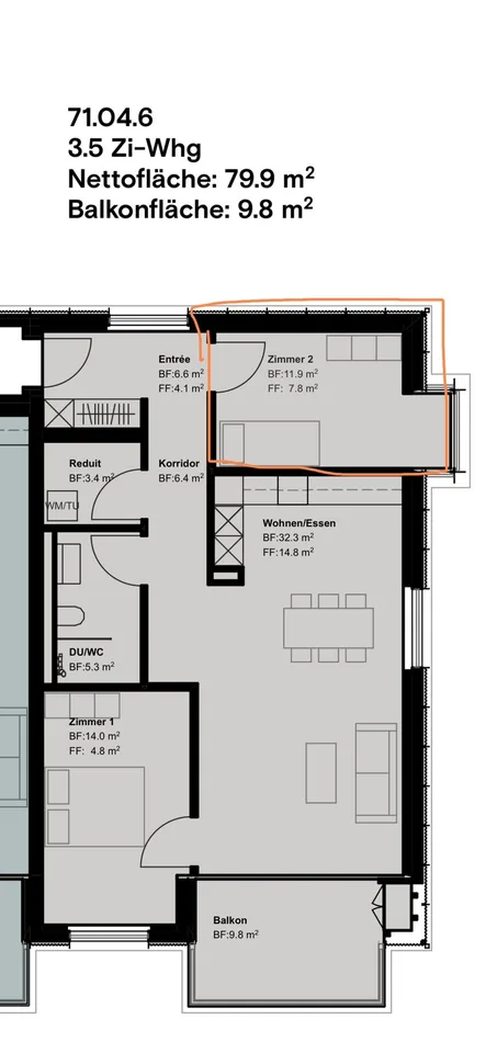 Zimmer in Neubau in Burgdorf