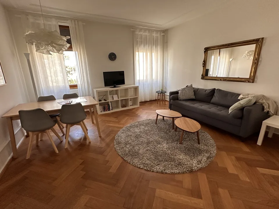 3 rooms furnished flat in Basel center