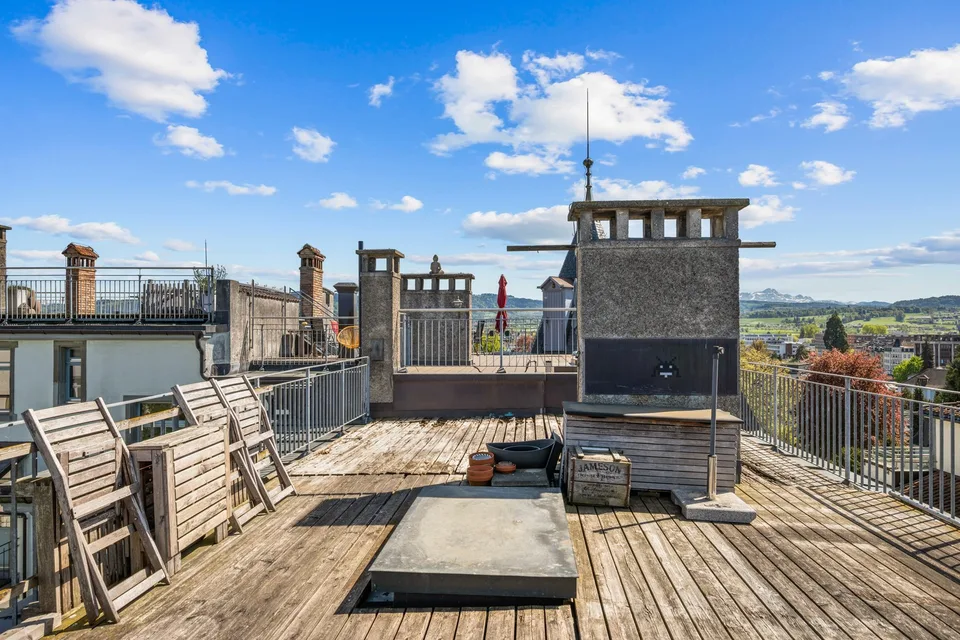 Charmante Dachwohnung mit Terrasse in Arbons Altstadt