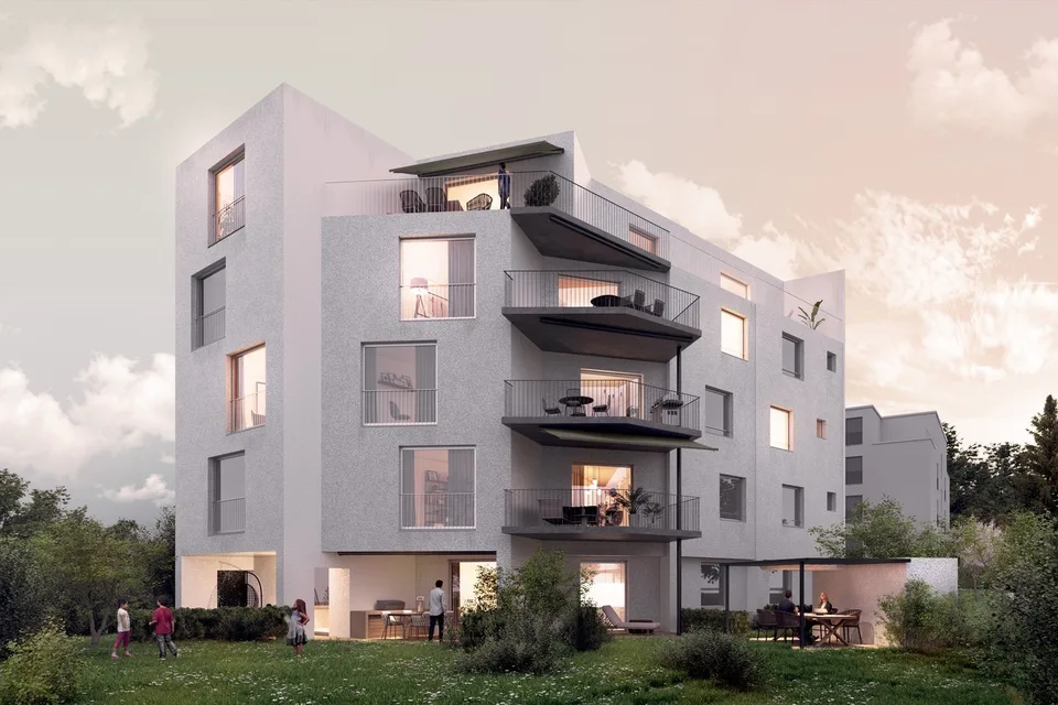 Appartement de 3,5 pièces moderne avec balcon à Zürich-Seebach