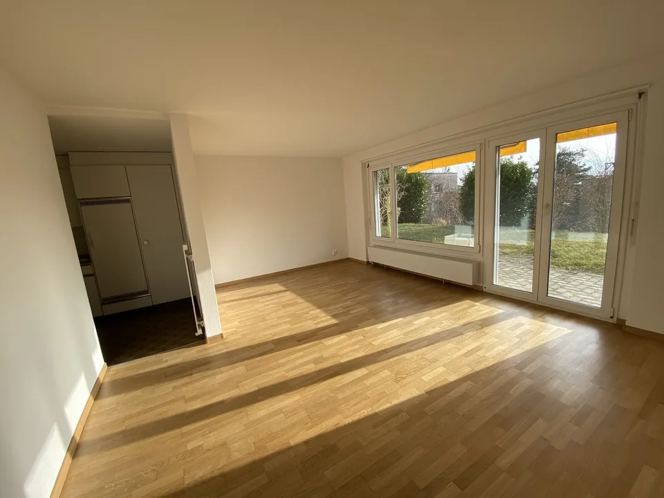 Zentrale Wohnung im Grünen