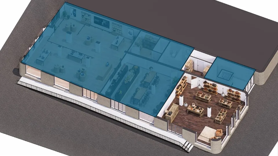 Surface commerciale stratégique au centre du Flon - 126m2