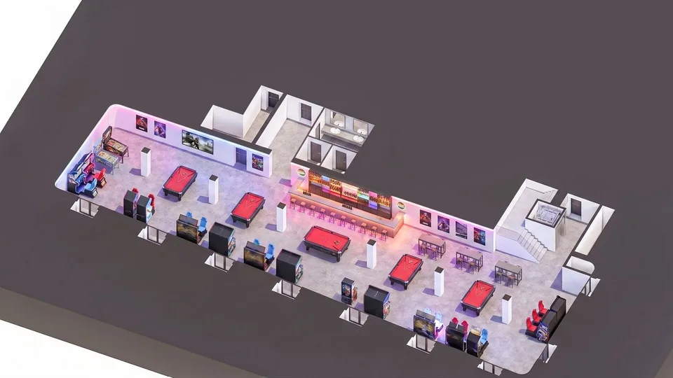 Surface de loisirs/services de 455m2  - Rue de Genève 7