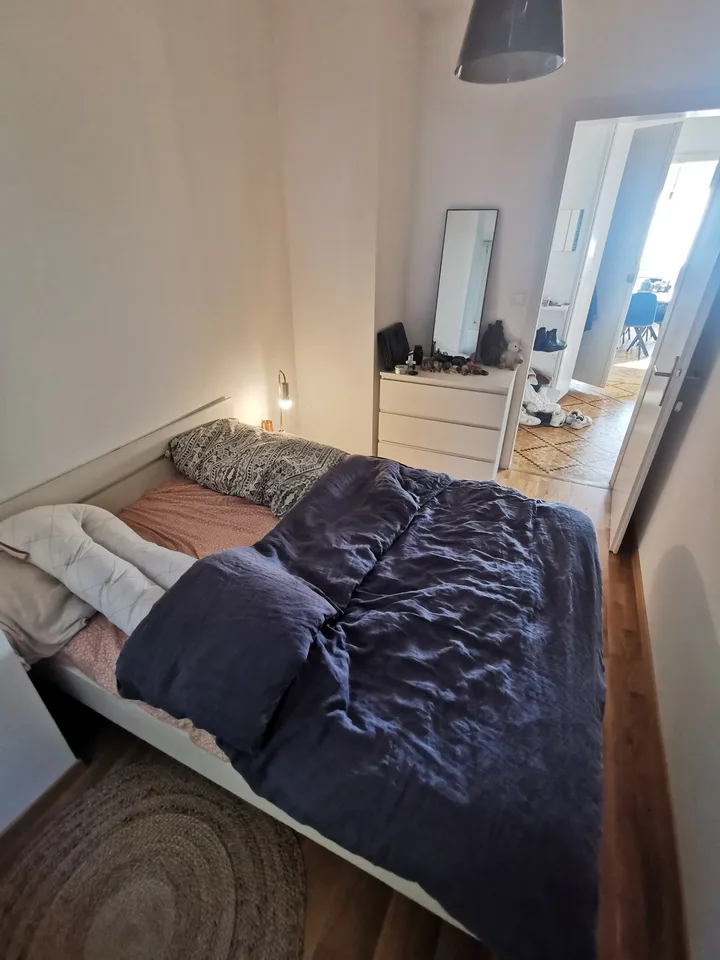 Cozy furnished room in sunny lake view flat