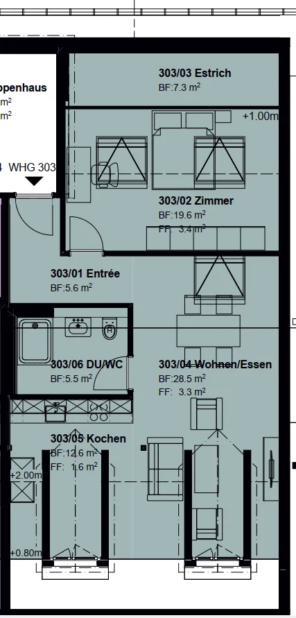 Nachmieter:in für eine Dachwohnung mit Aussicht gesucht