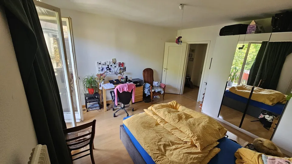 Helle 2-Zimmer-Wohnung mit grossem Balkon und Parkblick im Herzen von Basel