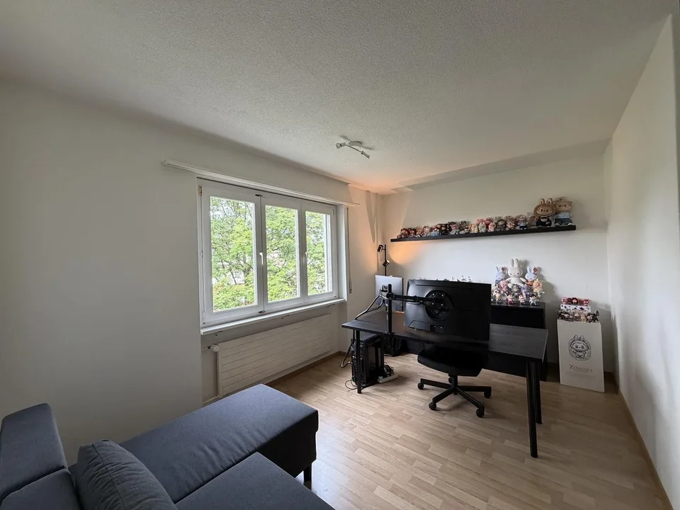 Helle und gemütliche 3.5-Zimmer-Wohnung mit Balkon und Parkplatz in 8804 Au ZH