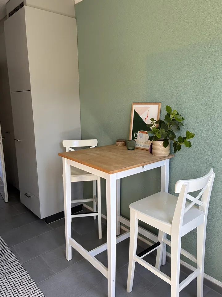Schöne möblierte 2-Zimmer-Wohnung im cozy Wollishofen
