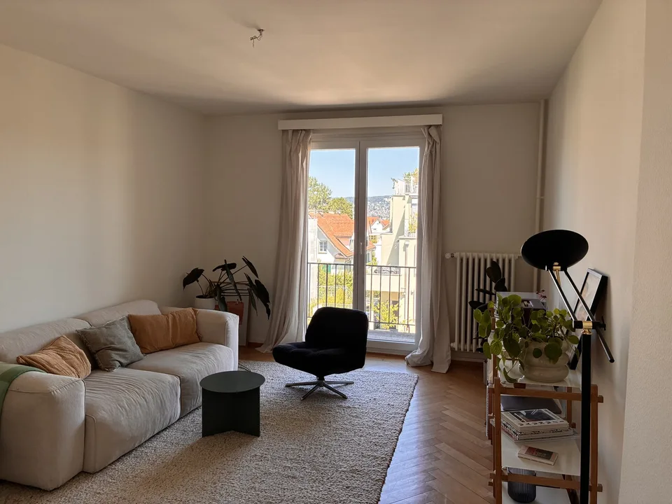 Schöne möblierte 2-Zimmer-Wohnung im cozy Wollishofen