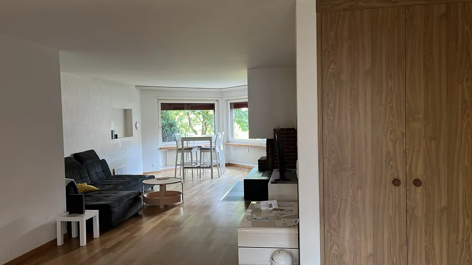 Large Room with Private Bathroom & Balcony in Modern Opfikon Apartment