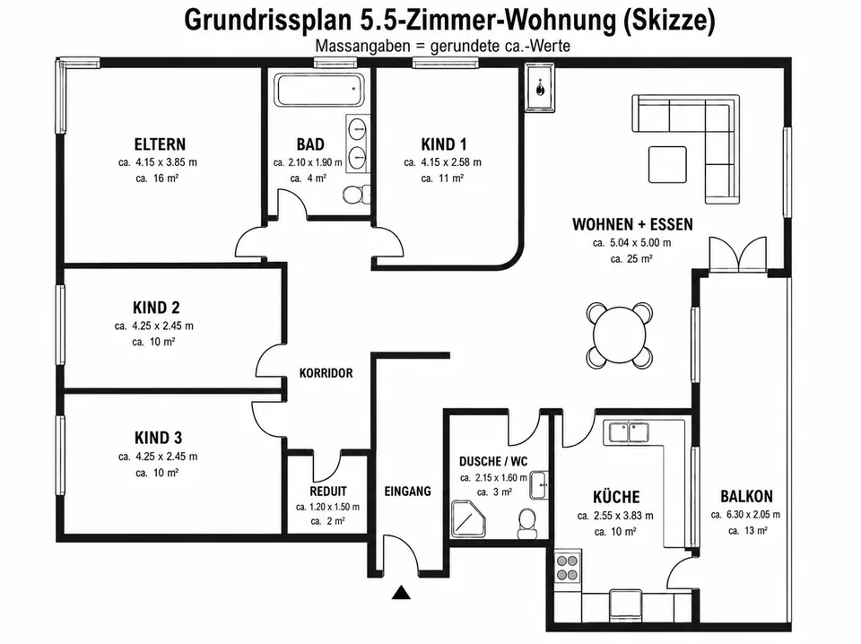 Attraktive 5.5-Zimmer-Eigentumswohnung mit 120 m² an begehrter Lage in Lachen SZ – photo 19 sur 20