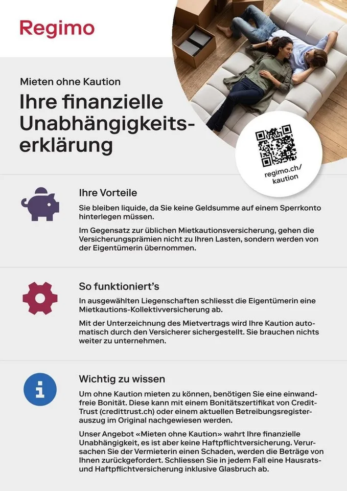MIETEN OHNE KAUTION - Wohnen im Zentrum von Biel