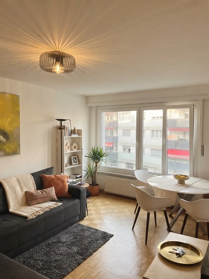 For Rent – Bright 3 Room Apartment in the Heart of Vevey, Steps from Lake Geneva
