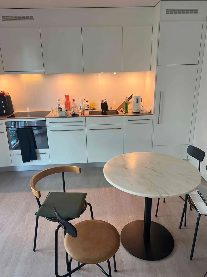 01.09- 30.09.2026: Neue moderne 2.5 Zimmer, 50 m², 1. OG mit Balkon befristet möbeliert Sommer