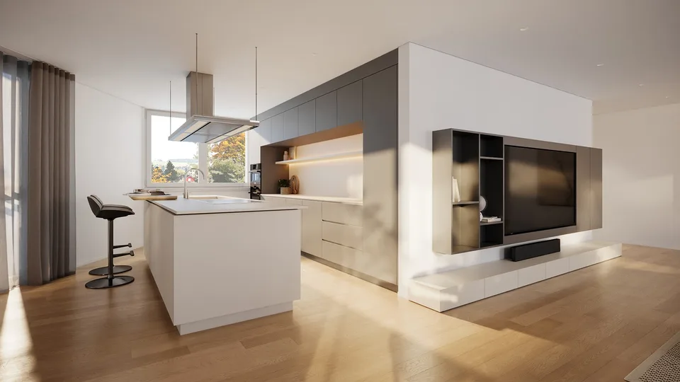 Moderne 5.5-Zimmer-Neubauwohnung im Attikageschoss in Menziken – Foto 6 von 17
