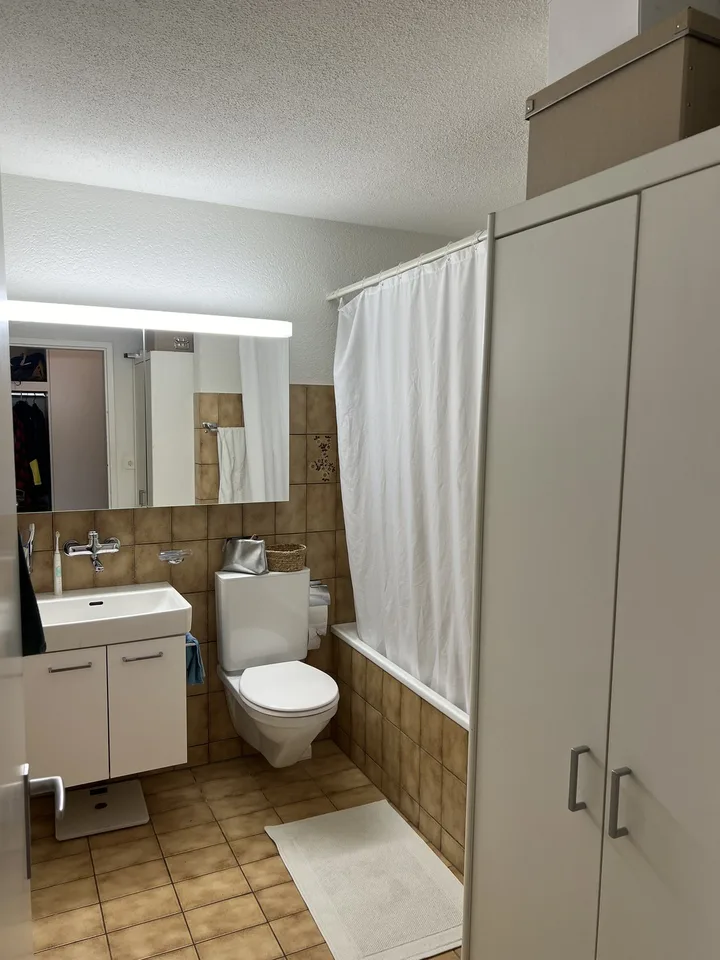 Charmante 1.5 Zimmer Wohnung mit Balkon und Bergsicht