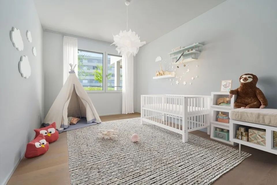 Renting a spacious and modern 3.5-room apartment, surrounded by greenery