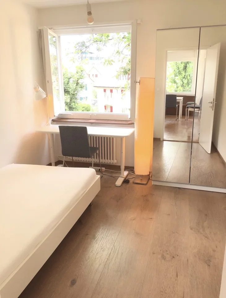 Modern Furnished Room in Zurich Oerlikon | All Utilities Included | Weekly Cleaning