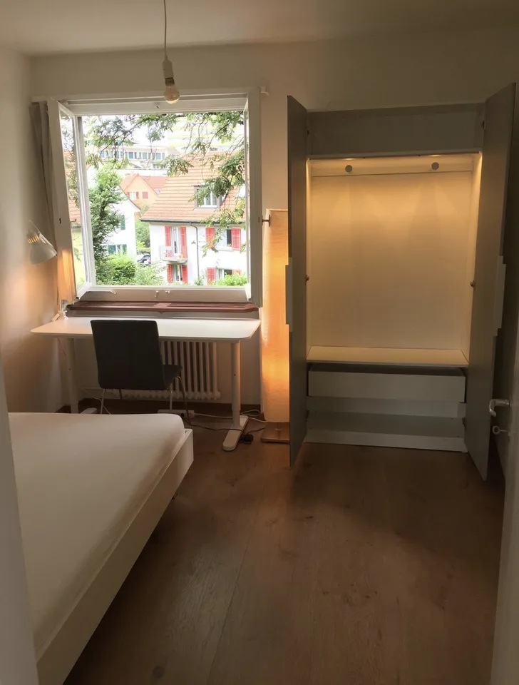 Modern Furnished Room in Zurich Oerlikon | All Utilities Included | Weekly Cleaning