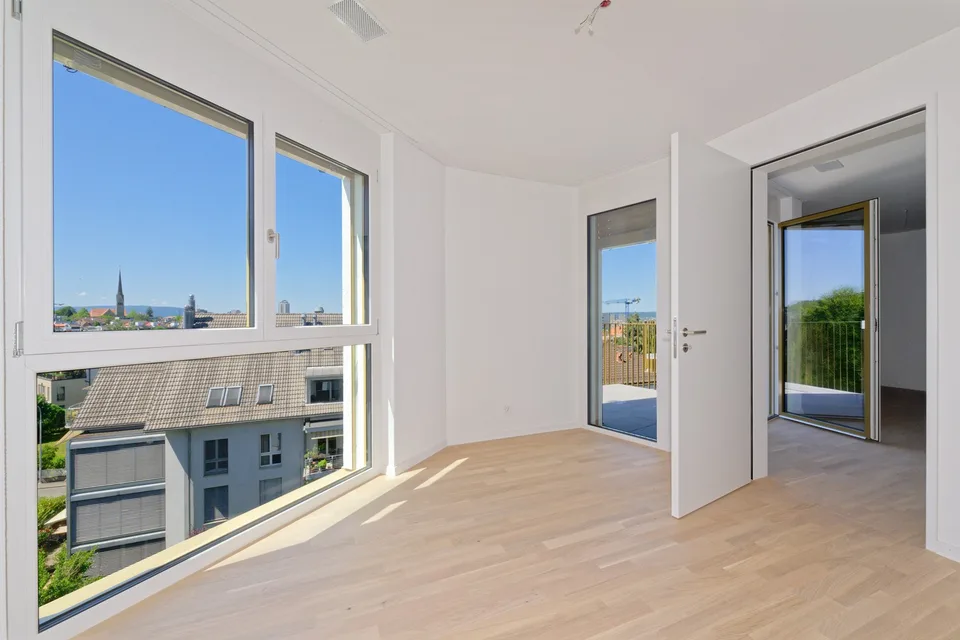 Neubau: Attikawohnung mit Terrasse