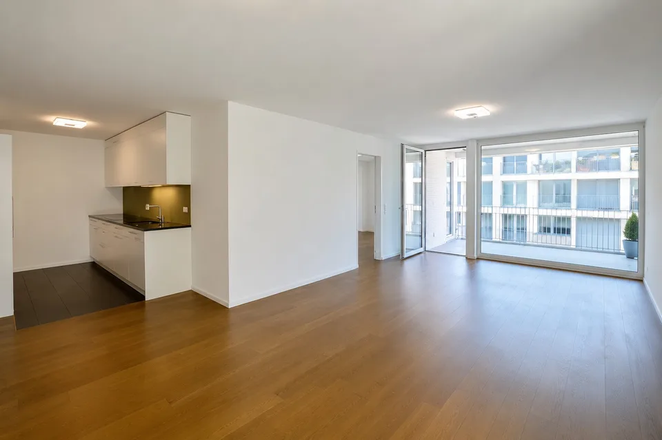 Moderne 3.5-Zimmer-Wohnung mit Balkon im Minergie-Standard