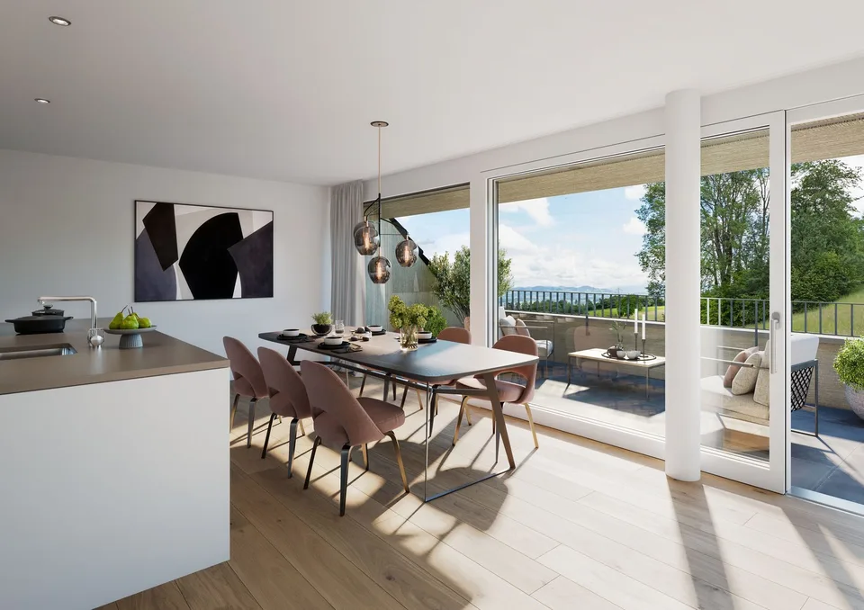 Nuovo grande appartamento mansardato di 5½ stanze con vista fantastica – foto 5 di 5