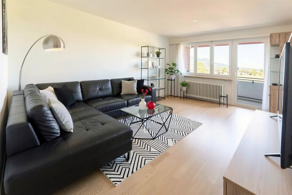 Helle 3.5-Zimmerwohnung mit Balkon und Weitblick
