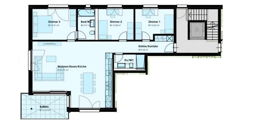 4.5-Zimmer-Wohnung in Cazis