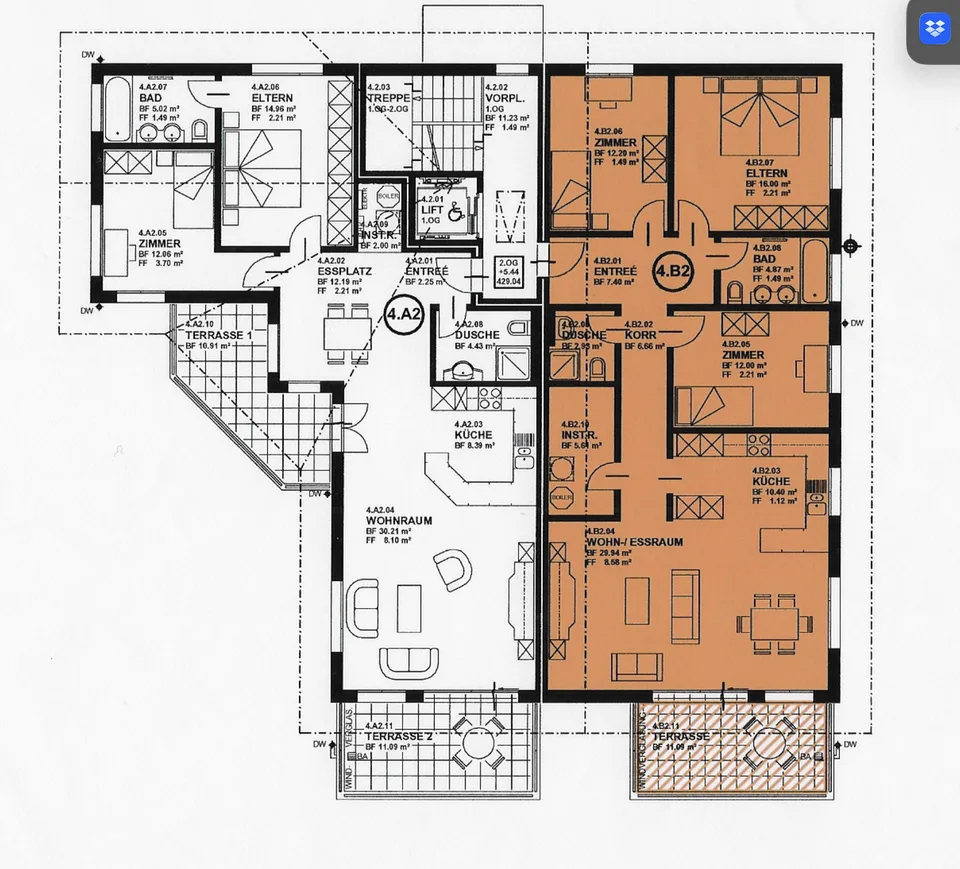 Moderne 4.5-Zi-Wohnung, zentral, Seenähe