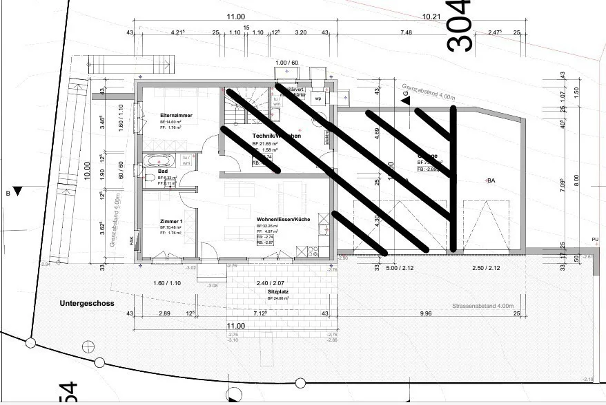 Helle Wohnung an schöner Lage