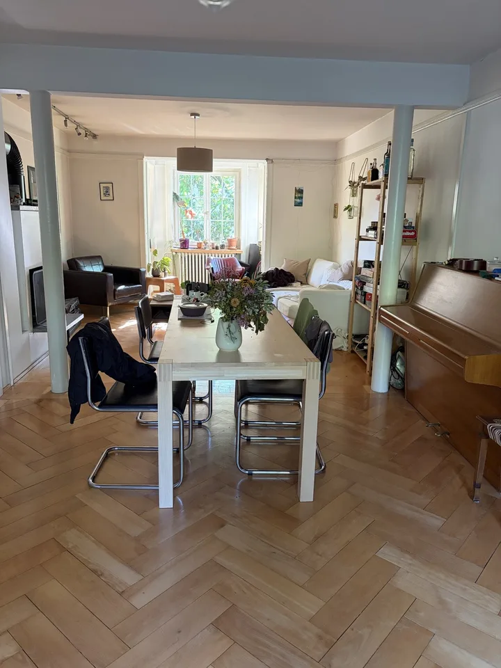 2 Rooms (together or separate) in WG of 4 in a full house in kreis 6 (Oberstrass)