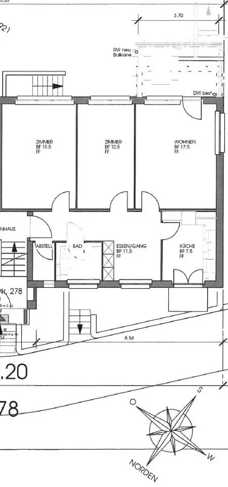 Schöne, helle 3.5 Zimmerwohnung im EG