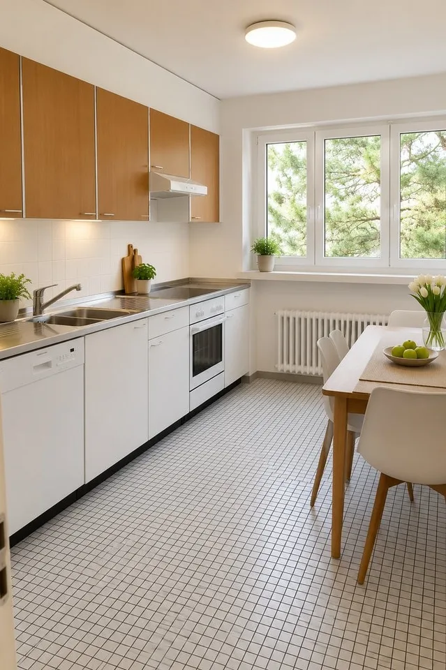 Helle und grosszügige Wohnung mit sonnigem Balkon