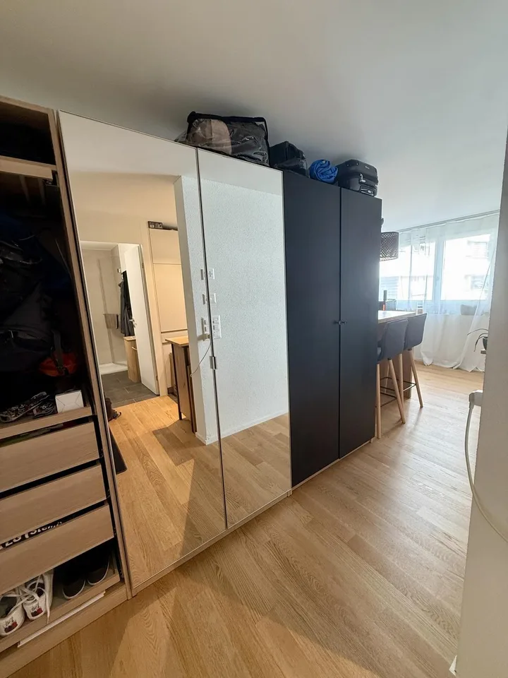 Moderne 1,5 Zimmer Wohnung mit Balkon in Zug