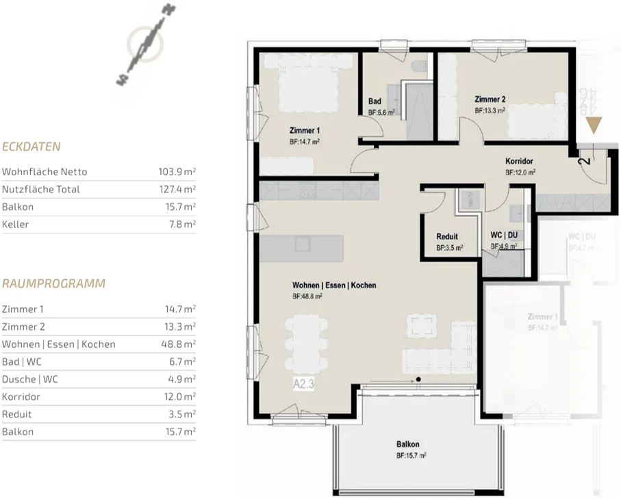 3 ½ Zimmer-Wohnung in Langnau b. Reiden mieten