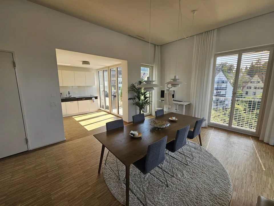 Exklusive 2,5-Zimmer-Attikawohnung mit See- und Alpenblick in Zürich