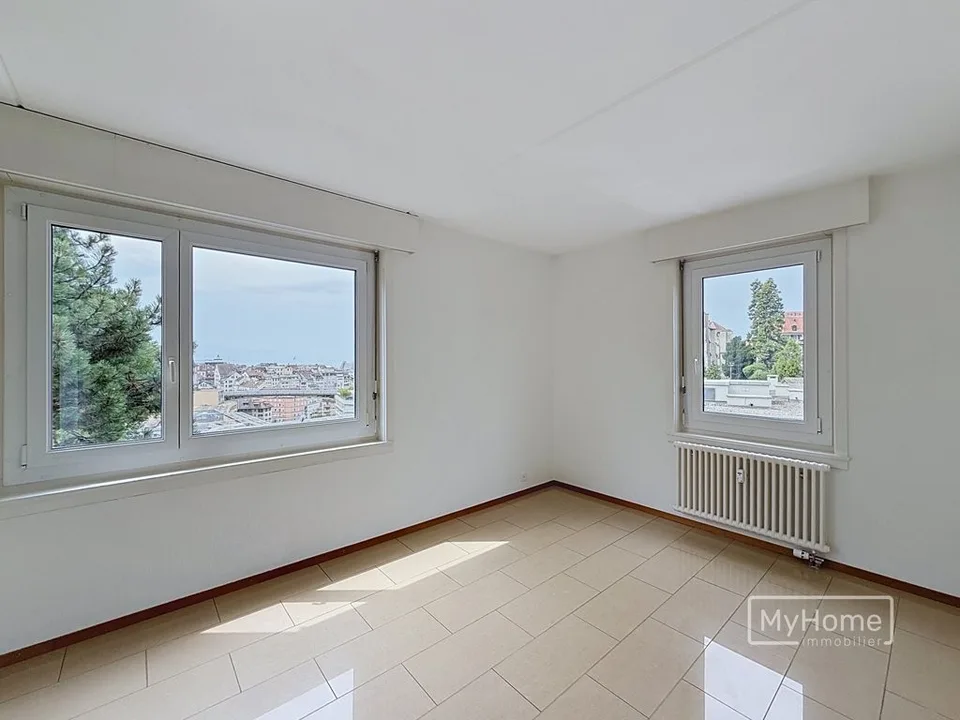 2.5 pièces avec vue sur la Cathédrale de Lausanne