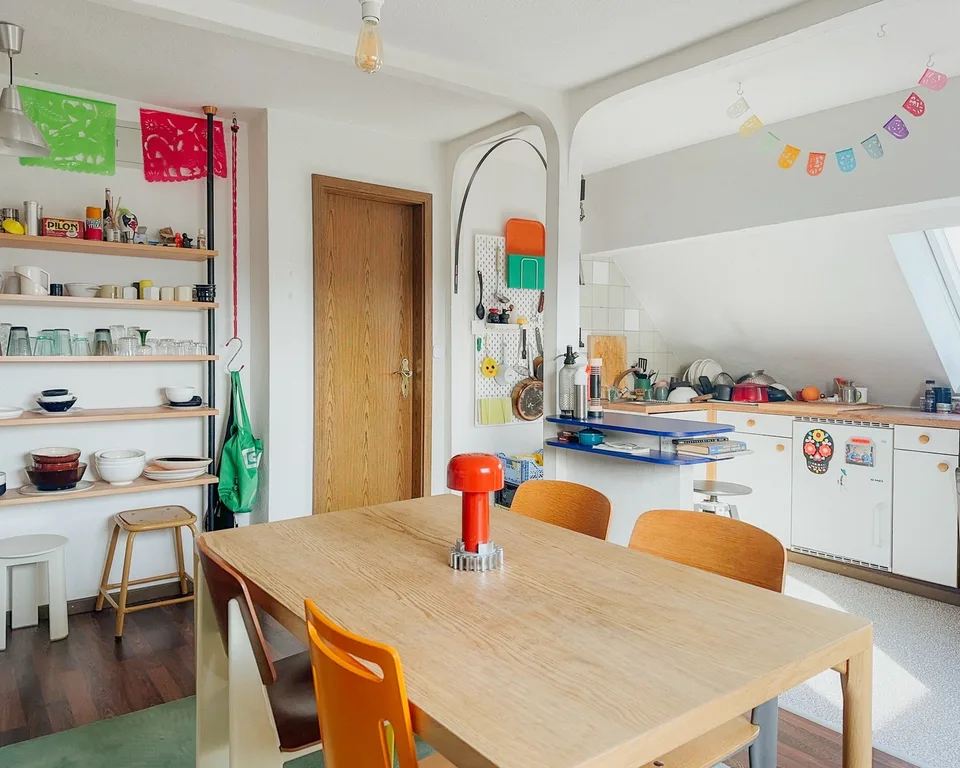 3 rooms apartment in Lochergut with private rooftop