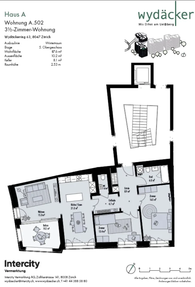 Nachmieter*in für unsere schöne 3.5-Zi Wohnung gesucht