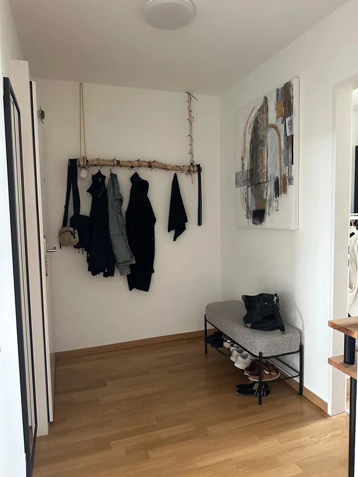 Helle 3-Zimmer-Wohnung mit Balkon und schöner Aussicht in Fislisbach