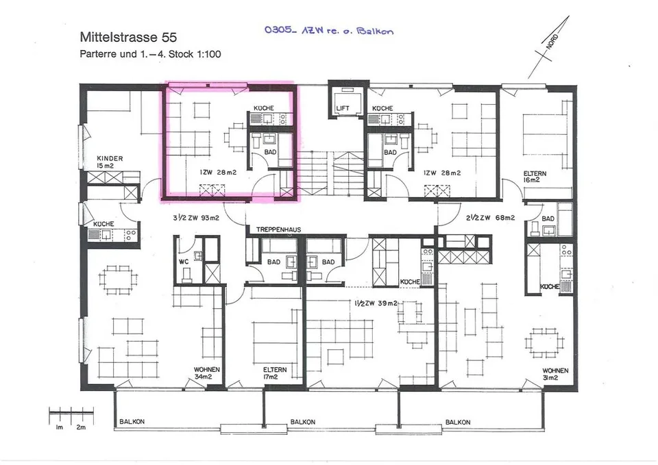 Single-Wohnung in der beliebten Länggasse Nähe Uni und Bahnhof