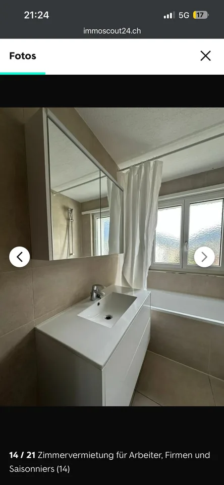 1 Room in a shared apartment