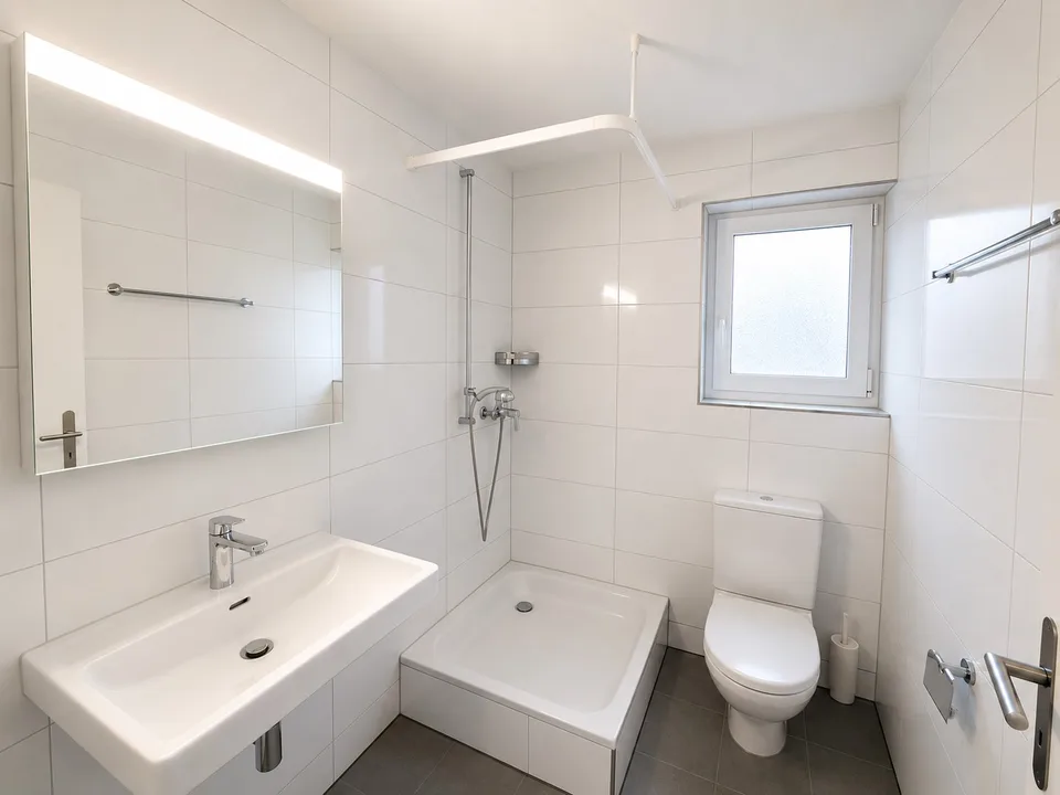 Modern 3 - Zimmer Wohnung mit Balkon und moderner Küche