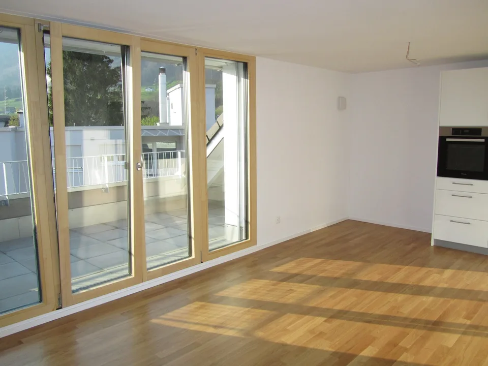 Moderne 2.5 Duplex-Wohnung mit Dachterrasse