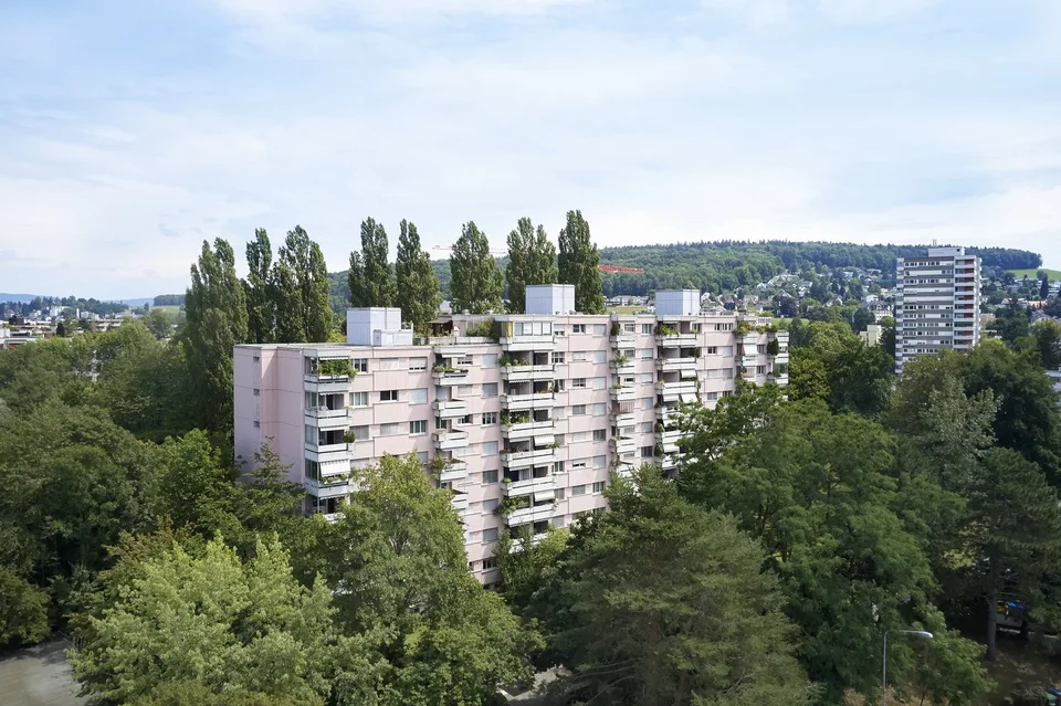 3.5-Zimmerwohnung mit Balkon und Weitsicht in Schlieren