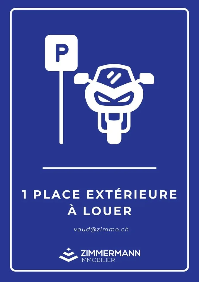 Place de parc extérieure pour moto à louer