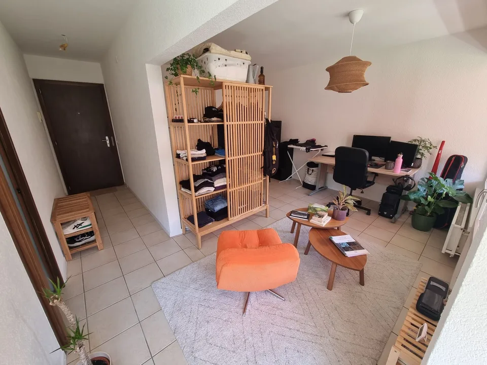 Studio 1 pièce lumineux avec balcon à Sion