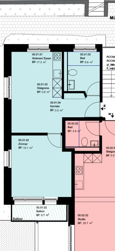 2 1/2 Wohnung zu vermieten