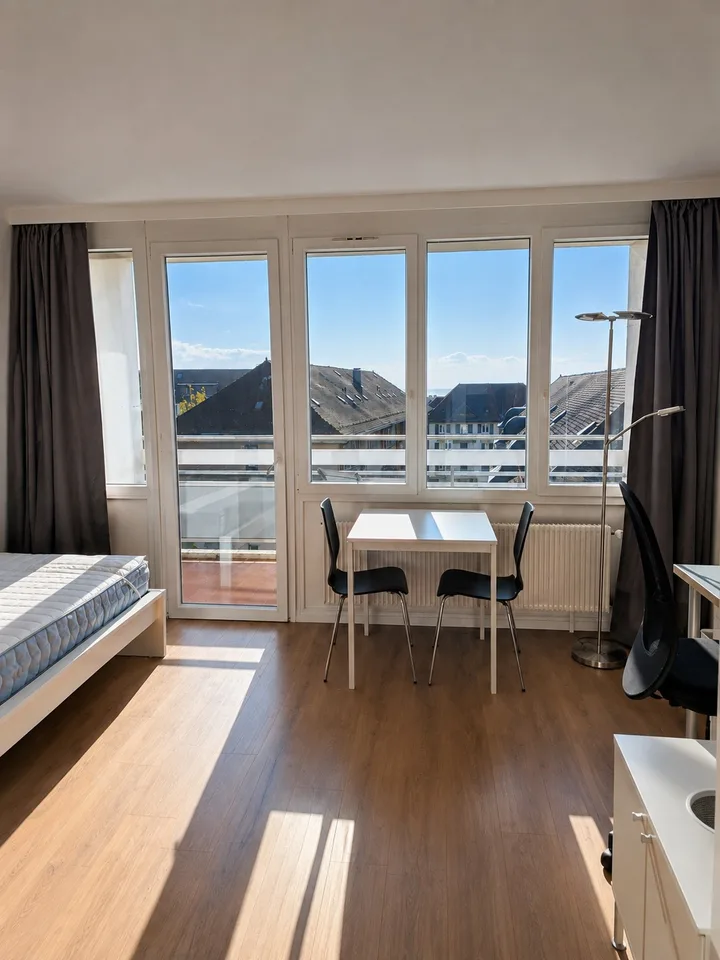 CHF 1’670.– | Studio meublé 1,5 pièce avec balcon – Lausanne